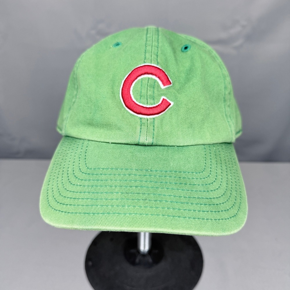 Twins Enterprise Chicago Cubs St Patricks Day Green Fitted Hat XL Shamrock